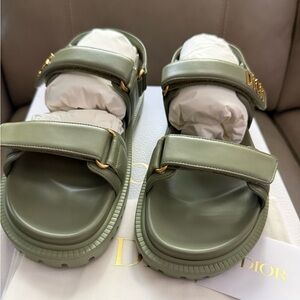 Dior Women's Olive Sandals